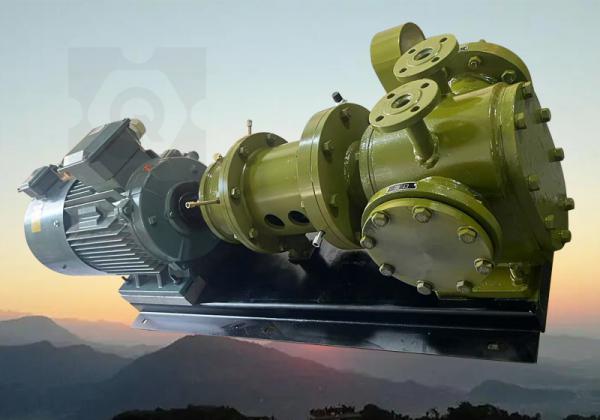 -上海巧旭為盤錦運佳化工定制的高溫高壓磁力齒輪泵順利發貨