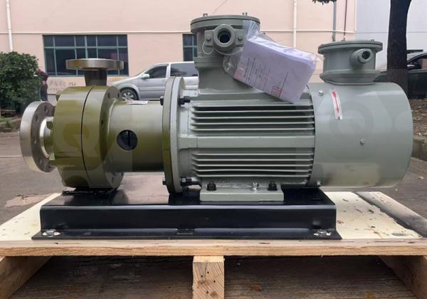 -上海巧旭為洛陽凱美勝定制高壓磁力泵，助力石化設備提升生產效率